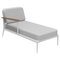 Chaise longue derecha en blanco de Mowee, Imagen 1