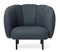 Cape Lounge Chair with Stitches Petrol by Warm Nordic, Image 2