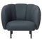 Cape Lounge Chair with Stitches Petrol by Warm Nordic 1