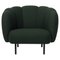 Cape Lounge Chair with Stitches Forest Green by Warm Nordic 1