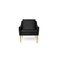 Mr. Olsen Lounge Chair in Smoked Oak and Black Leather by Warm Nordic, Image 2