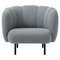 Cape Lounge Chair with Stitches Minty Grey by Warm Nordic, Image 1