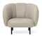Cape Lounge Chair with Stitches Pearl Grey by Warm Nordic 2