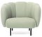 Cape Lounge Chair with Stitches Mint by Warm Nordic, Image 2