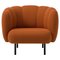 Cape Lounge Chair with Stitches Terracotta by Warm Nordic, Image 1