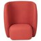 Haven Lounge Chair in Apple Red by Warm Nordic 1