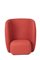 Haven Lounge Chair in Apple Red by Warm Nordic 2