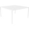 Weißer Xaloc Tisch 140 mit Glasplatte von Mowee 2
