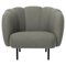 Cape Lounge Chair with Stitches Warm Grey by Warm Nordic 1