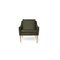 Mr. Olsen Lounge Chair in Smoked Oak with Pickle Green Leather by Warm Nordic 2