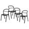 Kastu Black Chairs by Made by Choice, Set of 4 1