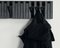 Small Wall-Mounted Piano Coat Rack in Black by Patrick Séha 7