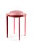 Red Cana Stools by Pauline Deltour, Set of 4, Image 5