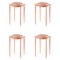 Red Cana Stools by Pauline Deltour, Set of 4, Image 1