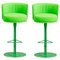 Green Athens Stools by Pepe Albargues, Set of 2 1