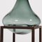 Hohe Runde Quadratische Grüne Vasen von Studio Thier & Van Daalen, 2er Set 5