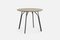 Small Beige Black Dining Table by Elisabeth Hertzfeld 3