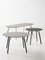 Small Beige Black Dining Table by Elisabeth Hertzfeld 4