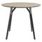 Small Beige Black Dining Table by Elisabeth Hertzfeld, Image 1