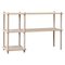 Oak Elevate Shelving II by Camilla Akersveen and Christopher Konings 1