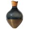 Black and Brass Patina India Vase II by Pia Wüstenberg 1