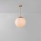 Glass Globe Opal 50 Pendant Light by Schwung 3