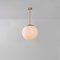 Lampe à Suspension Globe en Verre Opal 50 par Schwung 3
