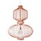 Salmon Revolution Suspension Lamp by Dooq 1