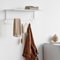 White Grid Coat Hanger by Kristina Dam Studio 5