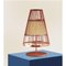 Lipstick Up Table Lamp with Brass Ring by Dooq 12