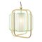 Brass and Taupe Jules III Suspension Lamp by Dooq 5