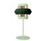 Dream and Moss Comb Table Lamp with Brass Ring by Dooq 2