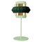 Dream and Moss Comb Table Lamp with Brass Ring by Dooq 1