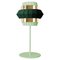 Dream and Moss Comb Table Lamp with Brass Ring by Dooq, Image 1