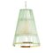 Ivory Up Suspension Lamp with Brass Ring by Dooq 3