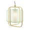 Brass and Mint Jules III Suspension Lamp by Dooq 4