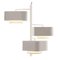 Taupe and Copper Carousel I Suspension Lamp by Dooq 7