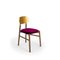 Bokken Upholstered Chair in Canaletto and Gold by Colé Italia 2