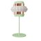 Ivory and Dream Comb Table Lamp with Copper Ring by Dooq, Image 2