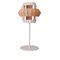 Ivory and Dream Comb Table Lamp with Copper Ring by Dooq, Image 7