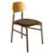 Bokken Upholsted Chair in Canaletto and Gold by Colé Italia 1