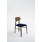 Bokken Upholstered Chair in Caneletto and Blue by Colé Italia, Image 2