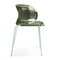 Olive Cielo Stacking Chair with Armrest by Sebastian Herkner 3