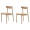 Klee Chairs 1 aus Eiche natur von Sebastian Herkner, 2er Set 1