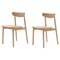 Natural Oak Klee Chairs 1 by Sebastian Herkner, Set of 2, Image 1