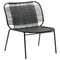 Black Cielo Lounge Chair by Sebastian Herkner 1