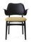 Gesture Stuhl aus schwarzer Buche mit schwarzem Leder von Warm Nordic 2