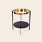 Brass and Black Marquina Marble Deck Table by Oxdenmarq 2