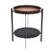Walnut Wood and Black Marquina Marble Deck Table by Oxdenmarq, Image 1