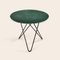Green Indio Marble and Black Steel Dining Table by OxDenmarq 2